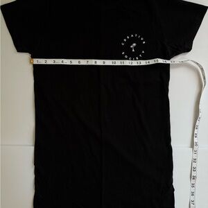 Lira Black Tee with Creative Society Graphic